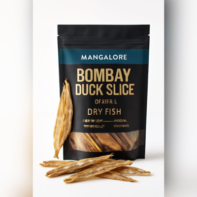 zmz Seafood Sun Dried Dry Fish Dry Bombay Duck / Bombil / Lotte / Slice 310gm Slices(310 g, Pack of 1)