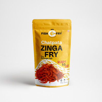 Dry Fish Fry Chatpat Zinga Fish Fry Chunks(150 g, Pack of 1)