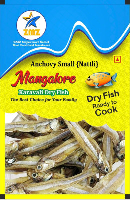 zmz Dry Fish Dry Anchovy (Nattal) 500gm Supreme(500, Pack of 1)