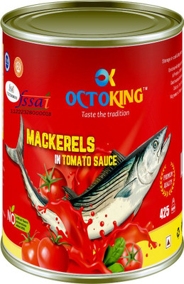 Octoking Mackerel in Tomato Sauce Fillets(425 g, Pack of 1)