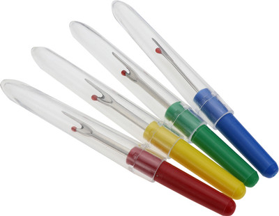 Kunfaya Stitch Unpicker Remover Thread Cutter Picker Handle Sewing Tool ( Pack Of 4 ) Seam Ripper
