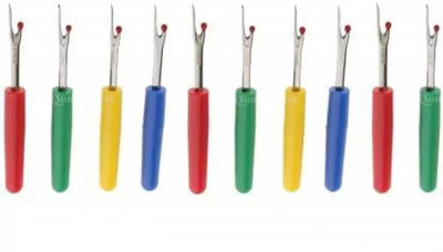 BLJIENT 10 PCS OF SEAM RIPPER (OPENER) WITH PROTECTIVE CAP. Seam Ripper