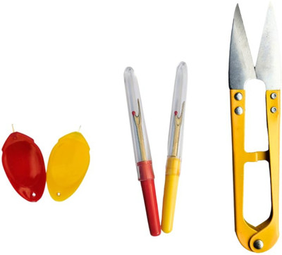 GROWLOYAL Sewing Tool Kit with 2 Seam Rippers ,1 Thread Scissors,2- Stitching Unpicker Set Seam Ripper