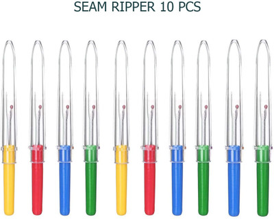 AVR PLUS Plastic Handle Craft Thread Cutter Seam Ripper Stitch Sewing Tool 10 pcs Seam Ripper