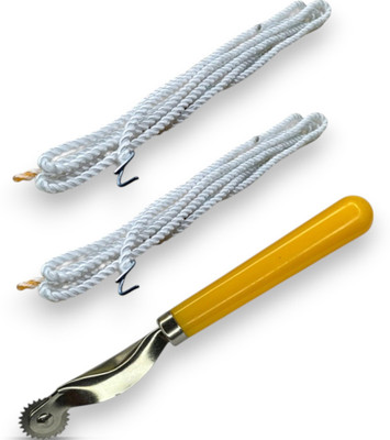 Cylone And Sons Seam Ripper with 2 White Replacement Threads, Yellow Handle, Sewing Tool Kit Seam Ripper