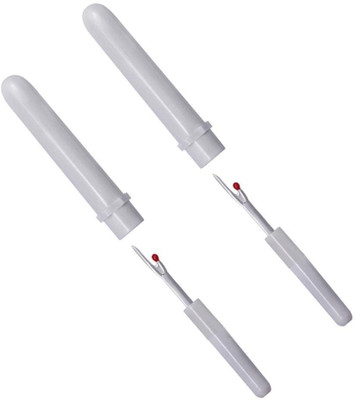 JANMESH ENTERPRISES 4 Pieces 8.2cm Steel White Seam Ripper Sewing Tool Seam Ripper