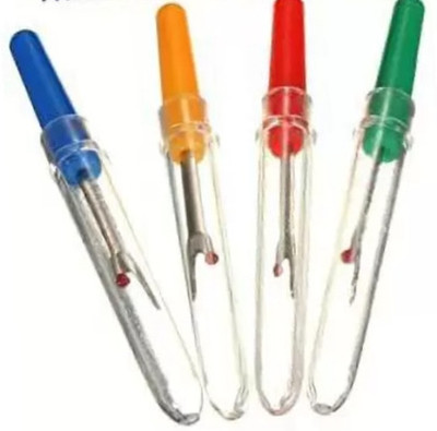 EASYSEW Plastic Seam Ripper,Stich opener Sewing Tool (Multicolor)- Set of 4 Pieces Seam Ripper
