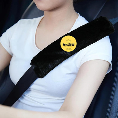 nelcomed Seat Belt Shoulder Pad Cushions Universal Fit for All Cars Seat Belt Cover(Pack of 1)
