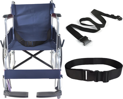 FashCore Wheelchair Fixation Adjustable Length Reinforced Buckle Nylon Safety Strap Seat Belt Cover(Pack of 1)
