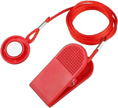 INDFIT Treadmill Safety Key, Universal Treadmill Magnet Security Lock for All Treadmill (Treadmill Safety Key)(Red)