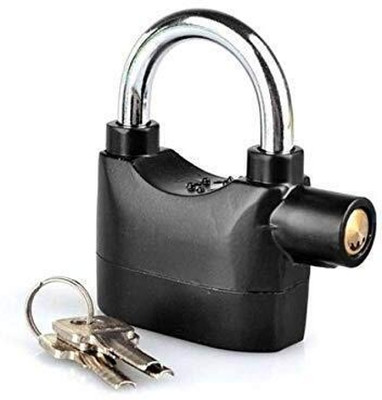 MELZRON Theft Security System Motion Sensor Siren Alarm Lock for Motorbike Two Wheeler MOTION SENSOR LOCK_05(Black)