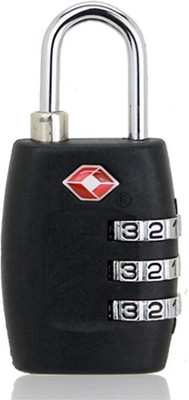 uptodatetools TSA Locks Smart Combination Lock for Travel Luggage Suitcase Anti-theft Code Padlock Customs Password Lock TSA Locks(Black)