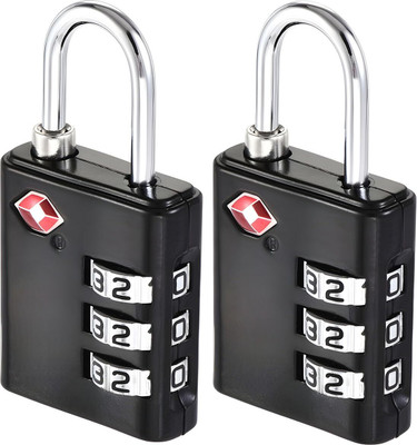 Trajectory Luggage Locks Luggage Lock Luggage lock TSA(Black)