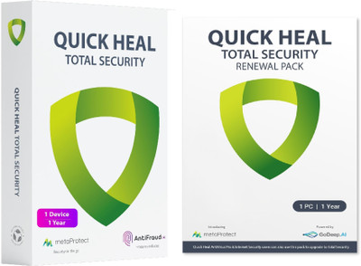 QUICK HEAL Total Security 1 User 16 Months(Voucher)