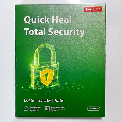 QUICK HEAL Total Security 3 User 1 Year(CD/DVD)