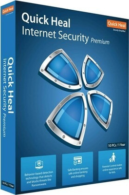 QUICK HEAL Internet Security 10 User 1 Year(CD/DVD)