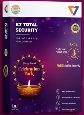 K7 Total Security 1 User 1 Year(CD/DVD)