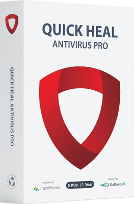 QUICK HEAL Anti-virus 5 User 1 Year(Voucher)