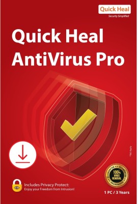 QUICK HEAL Anti-virus 1 User 3 Years(Voucher)