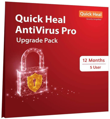 QUICK HEAL Anti-virus 5 User 1 Year (Renewal)(CD/DVD)