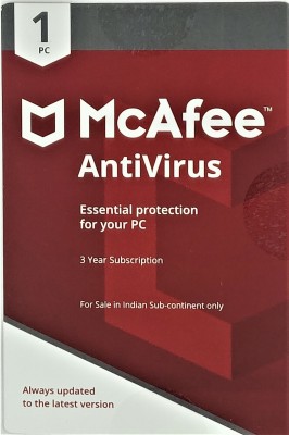 McAfee Anti-virus 1 User 3 Years(Voucher)