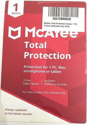 McAfee Total Security 1 User 3 Years(Voucher)