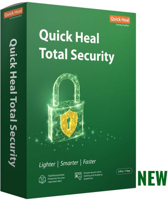 QUICK HEAL Total Security 2 User 1 Year(Voucher)