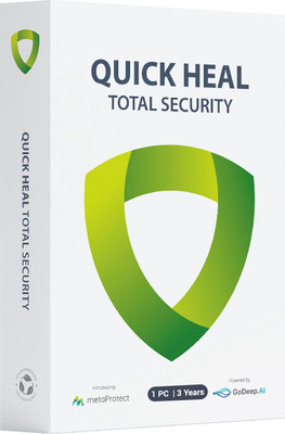 QUICK HEAL Total Security 1.0 User 3 Years(CD/DVD)
