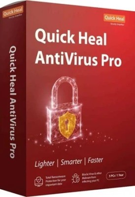 QUICK HEAL Anti-virus 5 User 1 Year(CD/DVD)