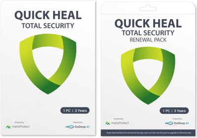 QUICK HEAL Total Security 1 User 5 Years(Voucher)