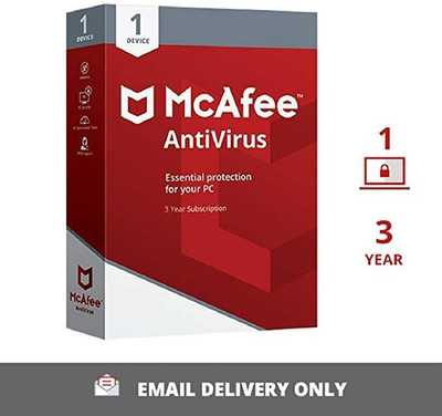 McAfee Anti-virus 1 User 3 Years (Renewal)(Voucher)