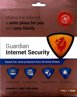 Guardian Internet Security 1 User 1 Year(Voucher)