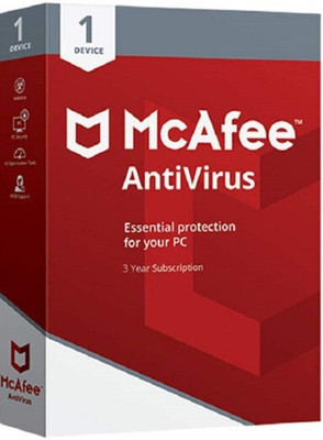 McAfee Anti-virus 1 User 3 Years(Voucher)
