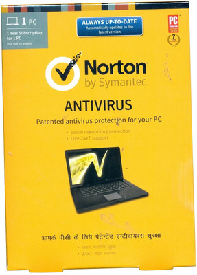 Norton AntiVirus 1 PC 1 Year(Voucher)