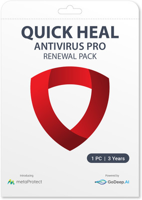 QUICK HEAL Anti-virus 1 User 3 Years (Renewal)(Voucher)