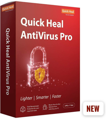 QUICK HEAL Anti-virus 2 User 1 Year(Voucher)