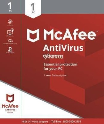 McAfee Anti-virus 1 User 1 Year (Renewal)(Voucher)