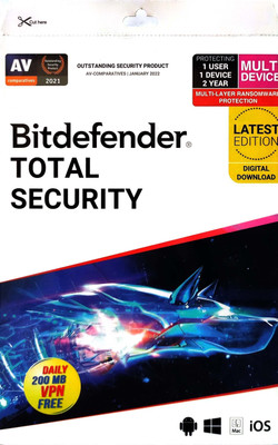 QUICK HEAL Total Security 1 User 2 Years(Voucher)