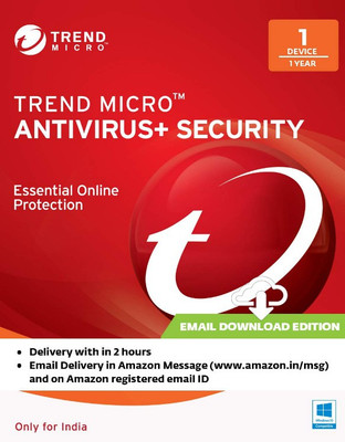 Trend Micro Anti-virus 1 User 1 Year(CD/DVD)