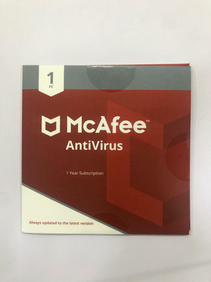 McAfee Anti-virus 1 User 1 Year(Voucher)