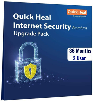 QUICK HEAL Internet Security 2 User 3 Years (Renewal)(CD/DVD)