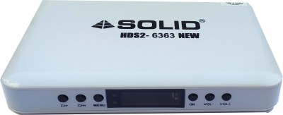 Solid DIGITAL IT BOX HDS2-6363 SET-TOP BOX Media Streaming Device(White)