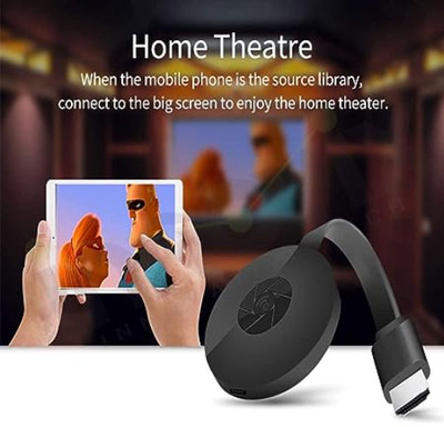 Clairbell Sar_866A_Chromecast WiFi Display Dongle USB WiFi Adaptors/Dongle Media Streaming Device(Black)
