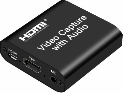RuhZa HDMI Video Capture Card HDMI to USB Video Capture + Audio 32 GB MP4 Player(Black, 0 Display)