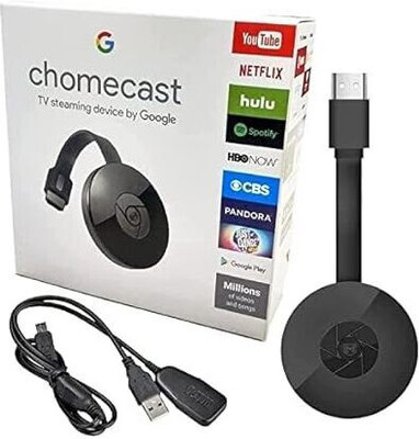 X88 Pro Chromecast WiFi HDMI Dongle & Wireless Display for TV Media Streaming Device Media Streaming Device(Black)