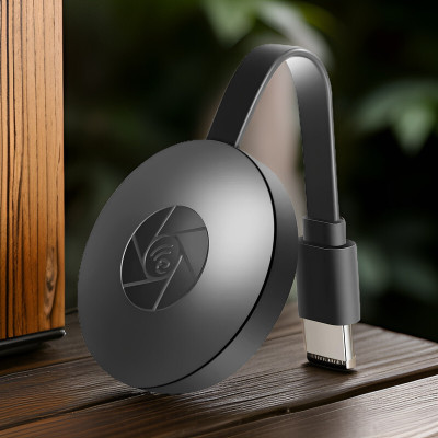 YAROH T02_Chromecast Wireless Media Streaming: Chrome Cast HDMI Dongle Media Streaming Device(Black)
