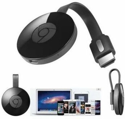ENMORA KhromeKast WiFi HDMI Dongle & Wireless Display TV Media oiu17 Media Streaming Device(Black)
