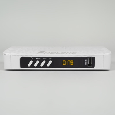 PROLONG FULL HD FREE TO AIR DTH MPEG-4 DIRECT TO HOME DIGITAL SATELLITE RECEIVER Media Streaming Device(White)