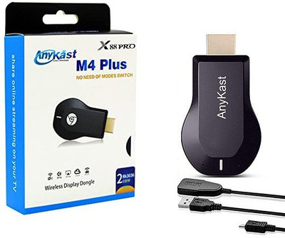 X88 Pro Wireless WiFi 1080P HDMI Display TV Dongle Media Streaming Device(Black)
