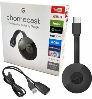 TECHEL khromekast Media for Streaming (Black) cxz16 Media Streaming Device(Black)